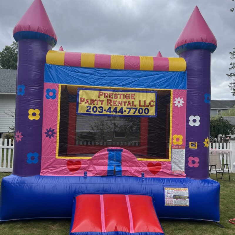 Pink Castle Bounce House